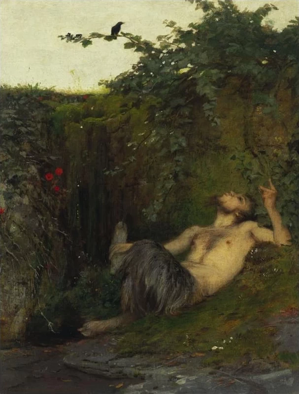 Pan che fischia a un merlo - Neue Pinakothek, Monaco di Baviera